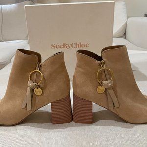 Chloe Suede Louise Boots